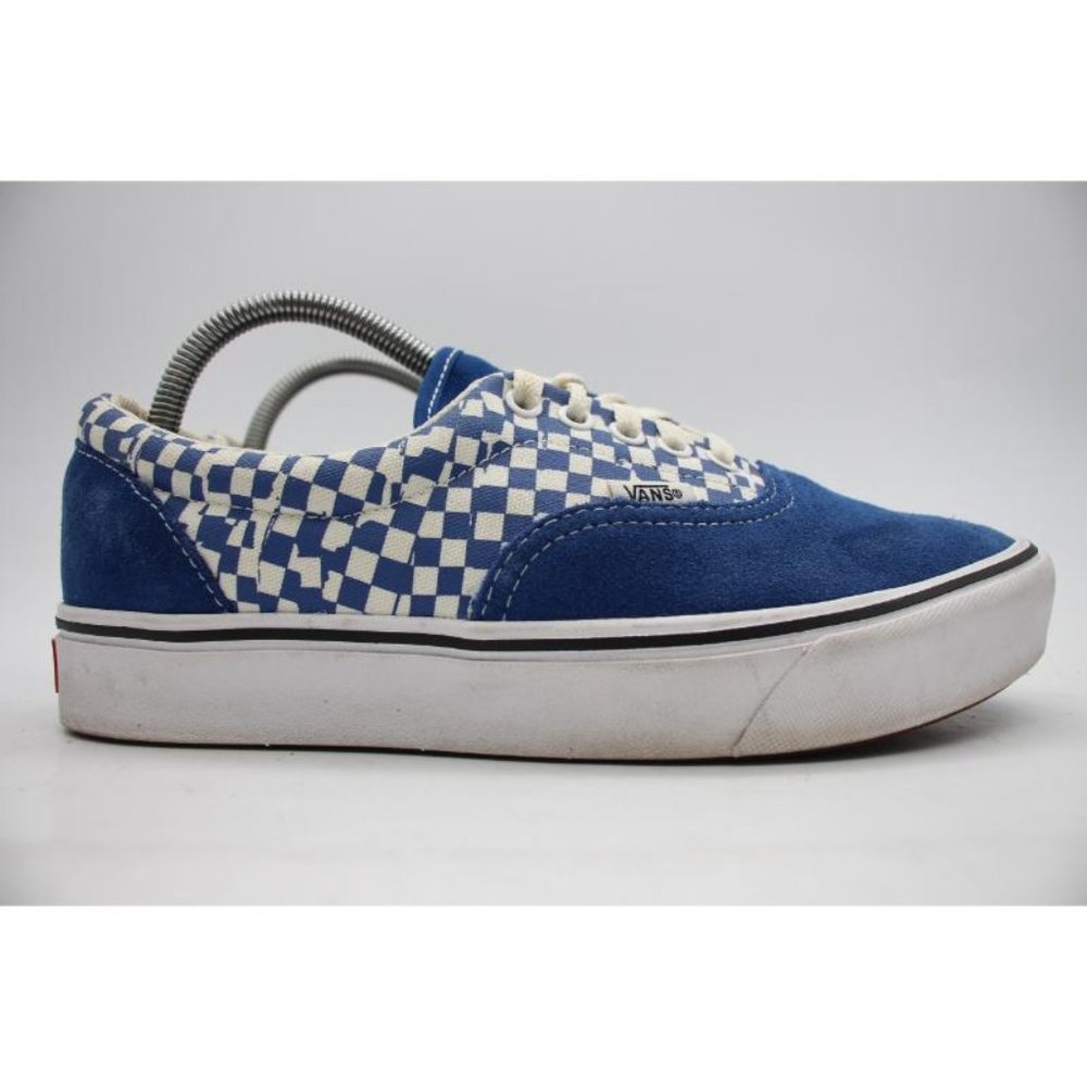 Vans Old Skool ComfyCush  Skate Shoes Men's 8.5 Women's 10 Blue White Sneakers